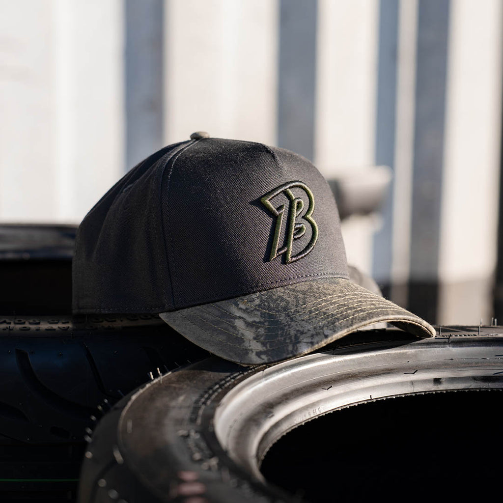 Black Camo 13 Baseball Cap
