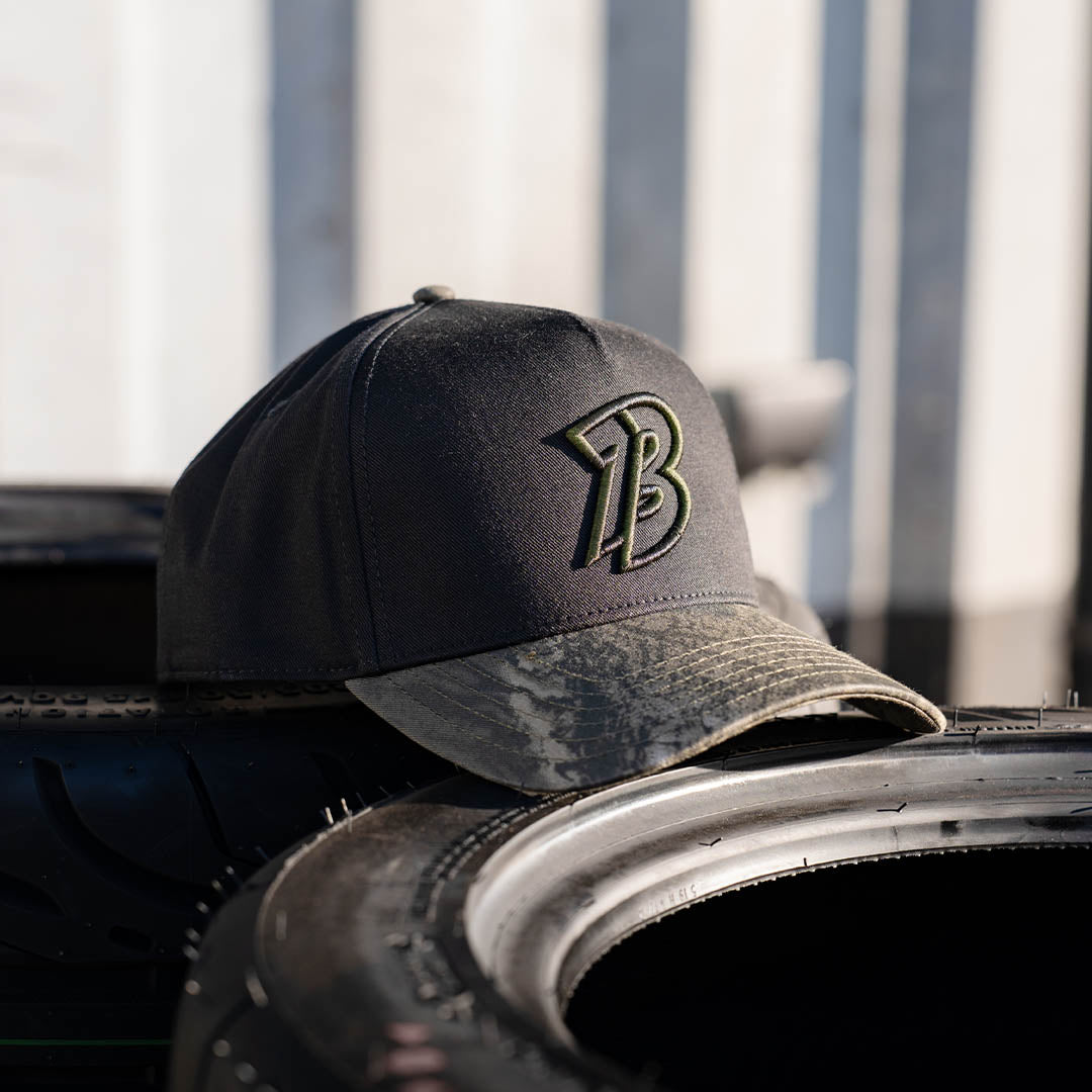 Black Camo 13 Baseball Cap