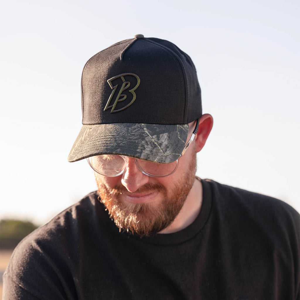 Black Camo 13 Baseball Cap