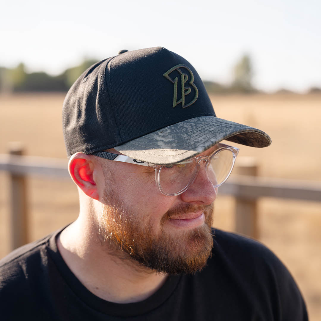 Black Camo 13 Baseball Cap