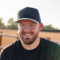 Black on Black Camo 13 Baseball Cap