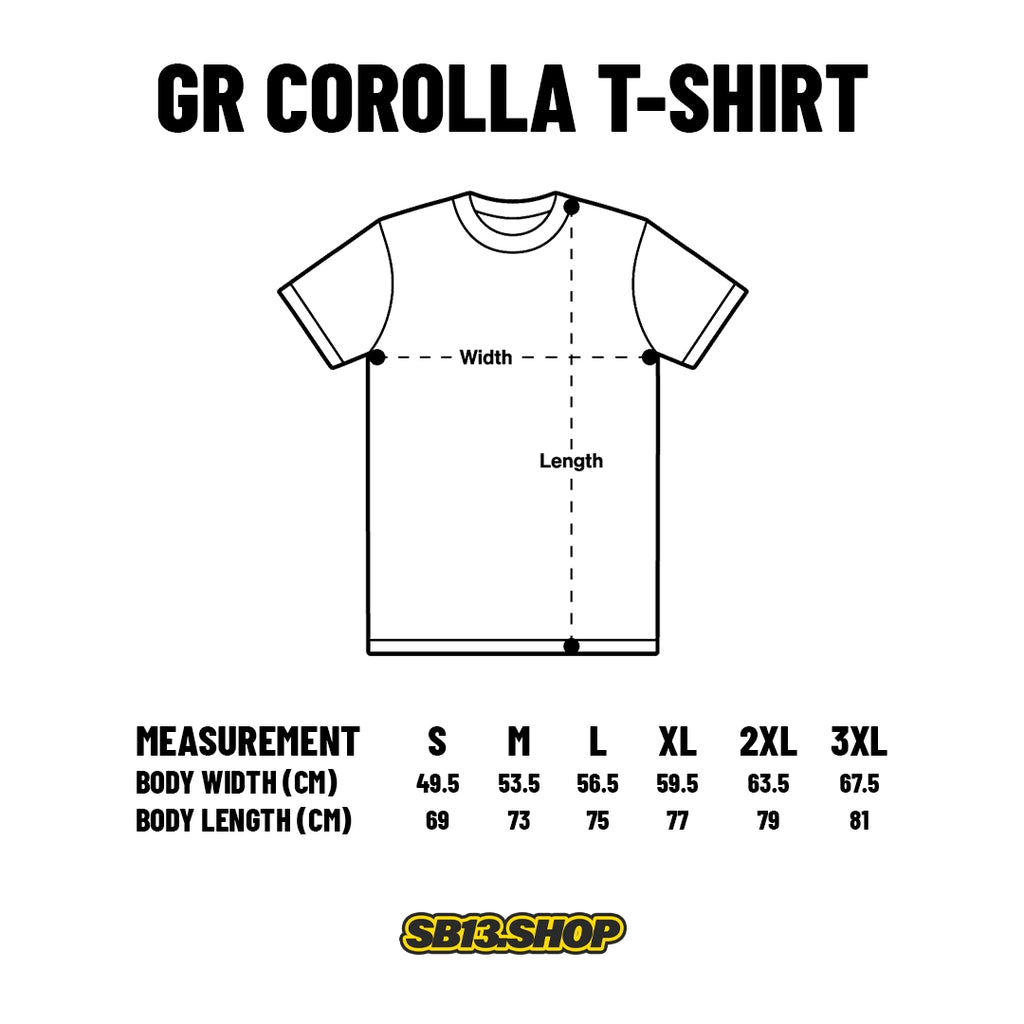 GR Corolla T-Shirt White