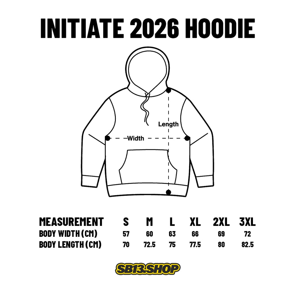 INITIATE 2026 Event Hoodie