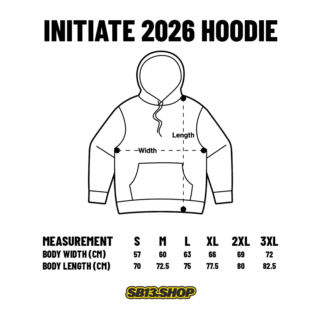 INITIATE 2026 Event Hoodie