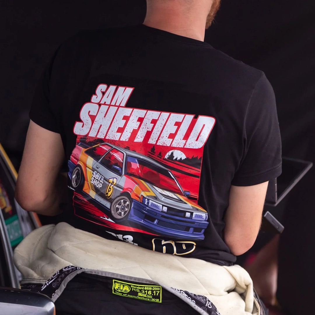 Sam Sheffield AE86 Corolla T-Shirt